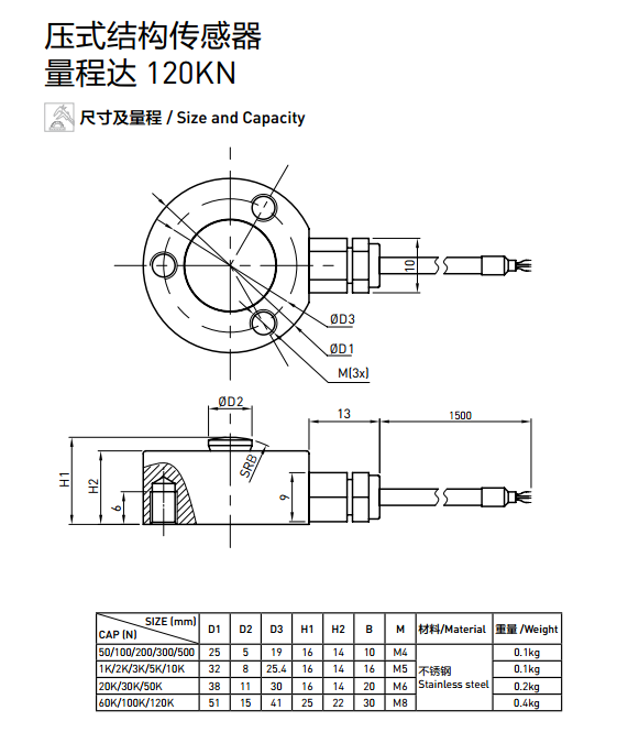 LKA-8B稱重傳感器